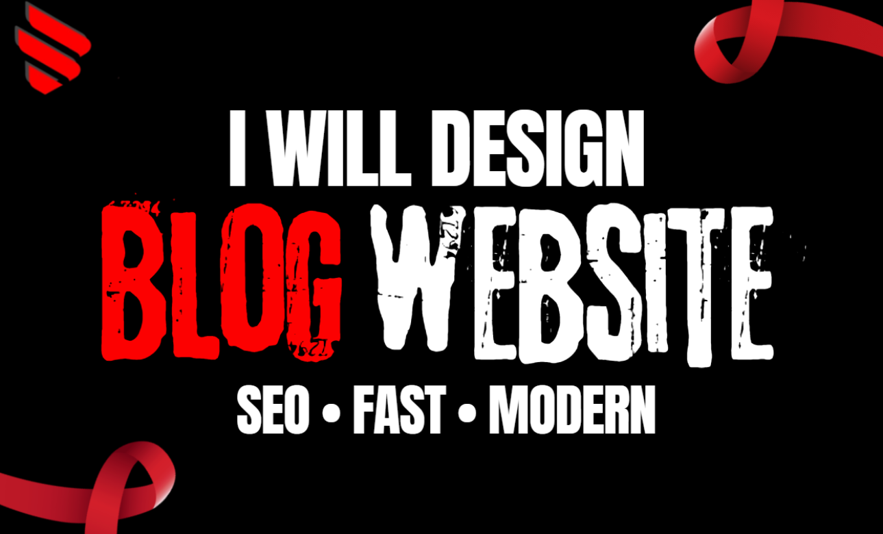 I will do professional blog website design with SEO friendly layout